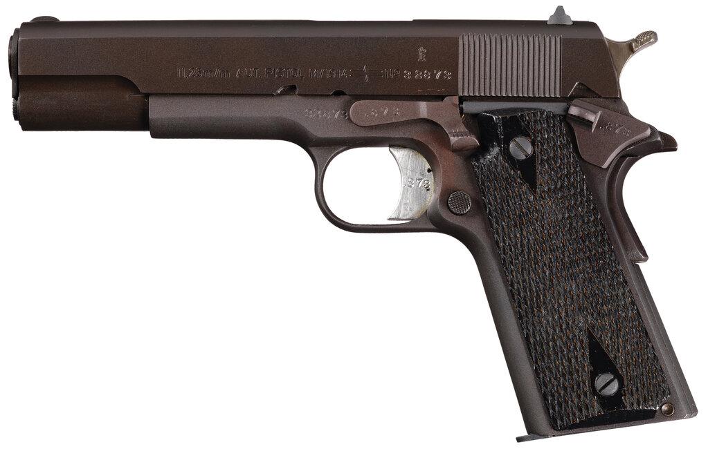 "1988" Dated Norwegian Kongsberg Model 1914 Pistol