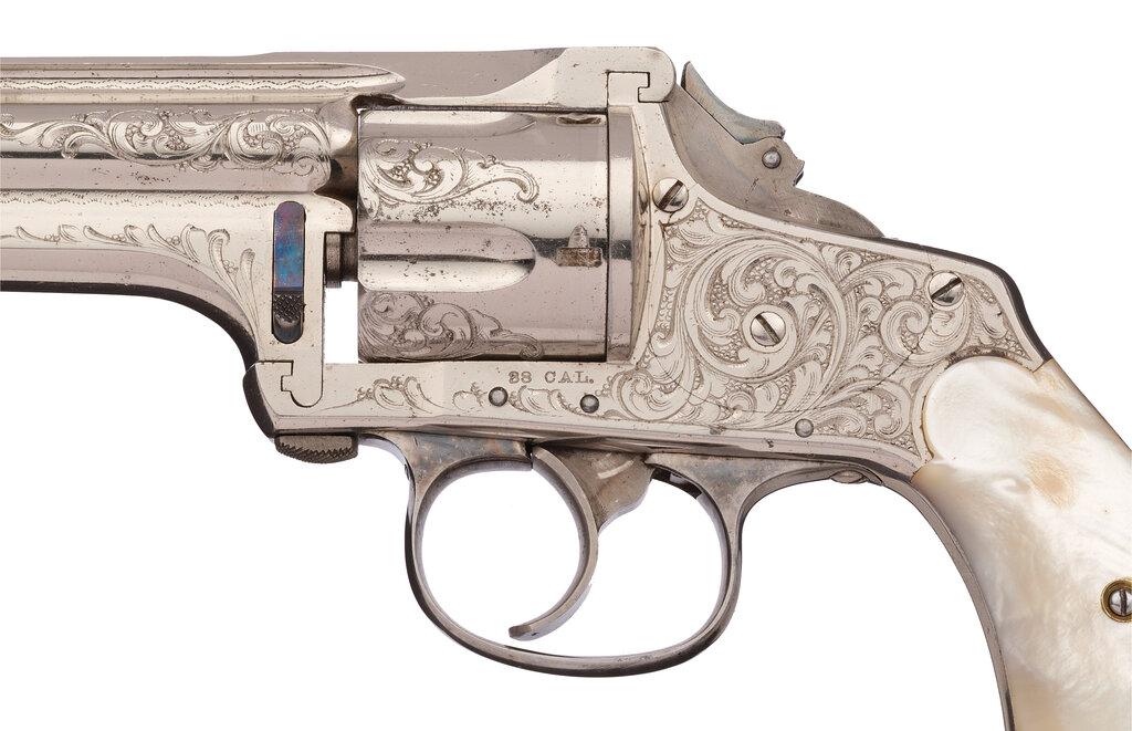 Inscribed Engraved Merwin, Hulbert & Co. Medium Frame Revolver