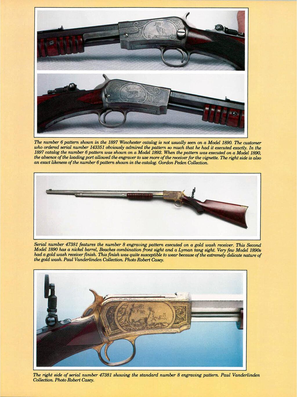 Exhibition Winchester Deluxe Model 1890 Slide Action Rifle