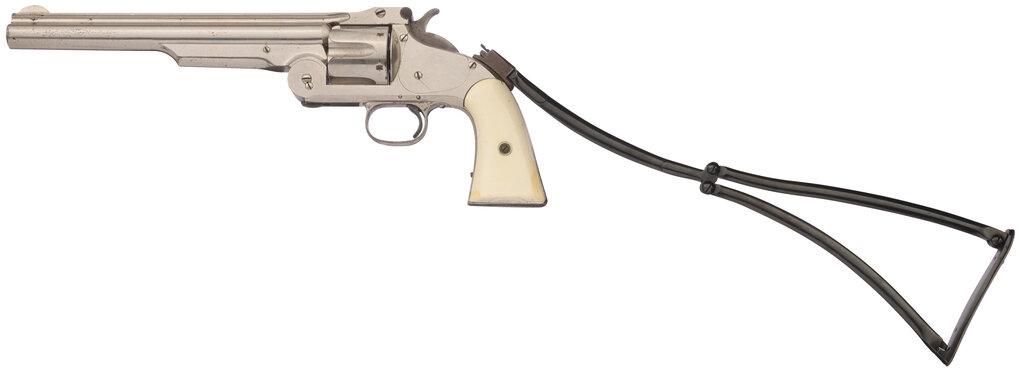 Smith & Wesson 1st Model American Revolver in .44 Henry & Stock