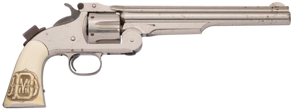 Smith & Wesson 1st Model American Revolver in .44 Henry & Stock