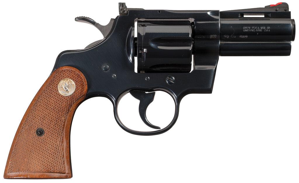 Colt Combat Python Mode DA Revolver with 3 Inch Barrel