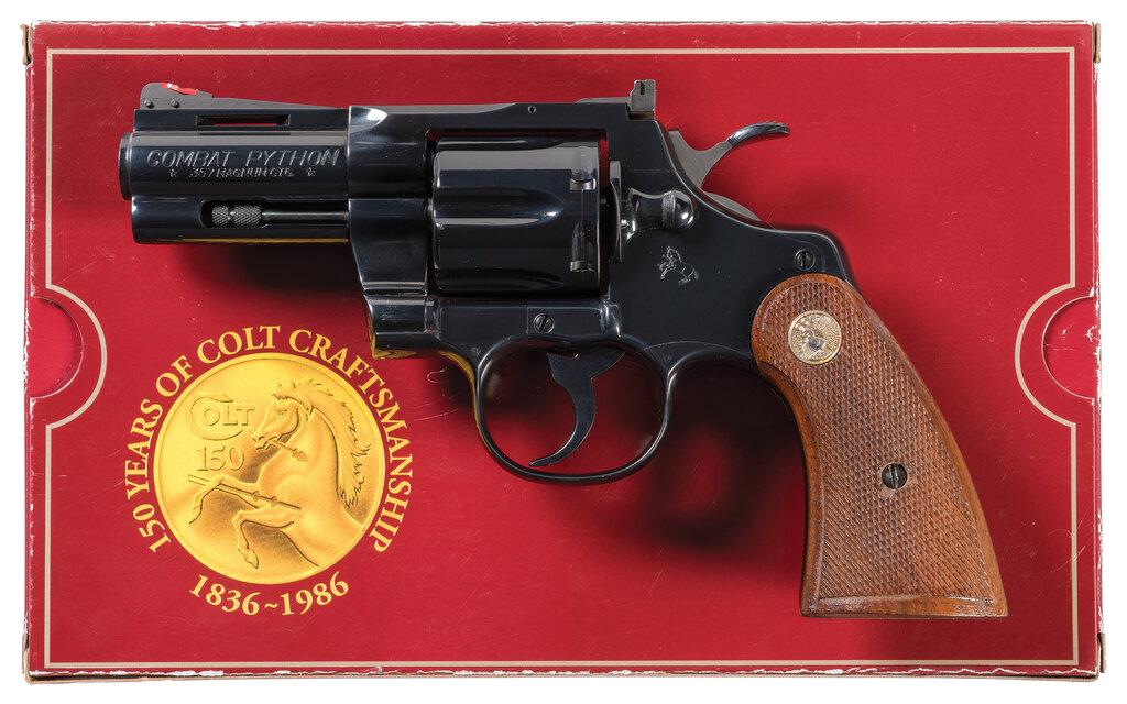 Colt Combat Python Mode DA Revolver with 3 Inch Barrel