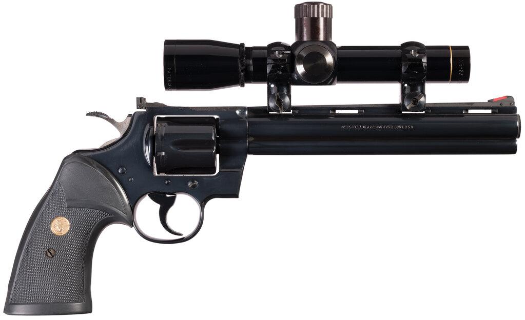 Inscribed Colt Python Hunter Revolver with Factory Letter