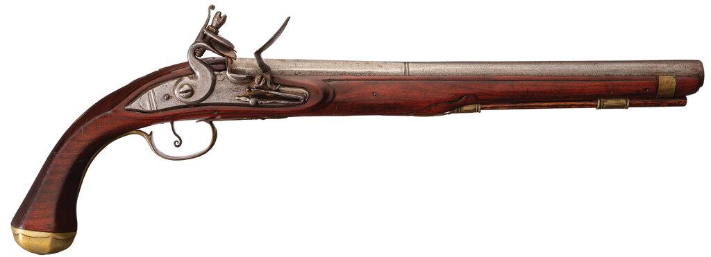 W. Matheson Signed Flintlock Pistol