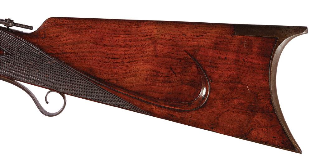 Large Caliber S. Hawken Rifle Owned by Theodore Roosevelt