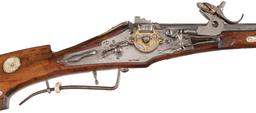Small Scale Wheellock Sporting Gun with Scrimshaw Inlays