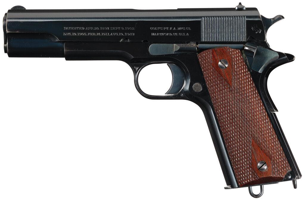 Early Production Colt Government Model Pistol