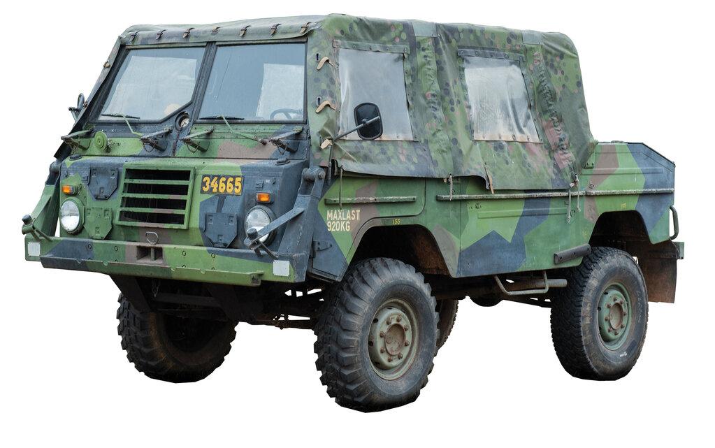 Swedish Volvo Tgb 1111 Recoilless Rifle Carrier Truck