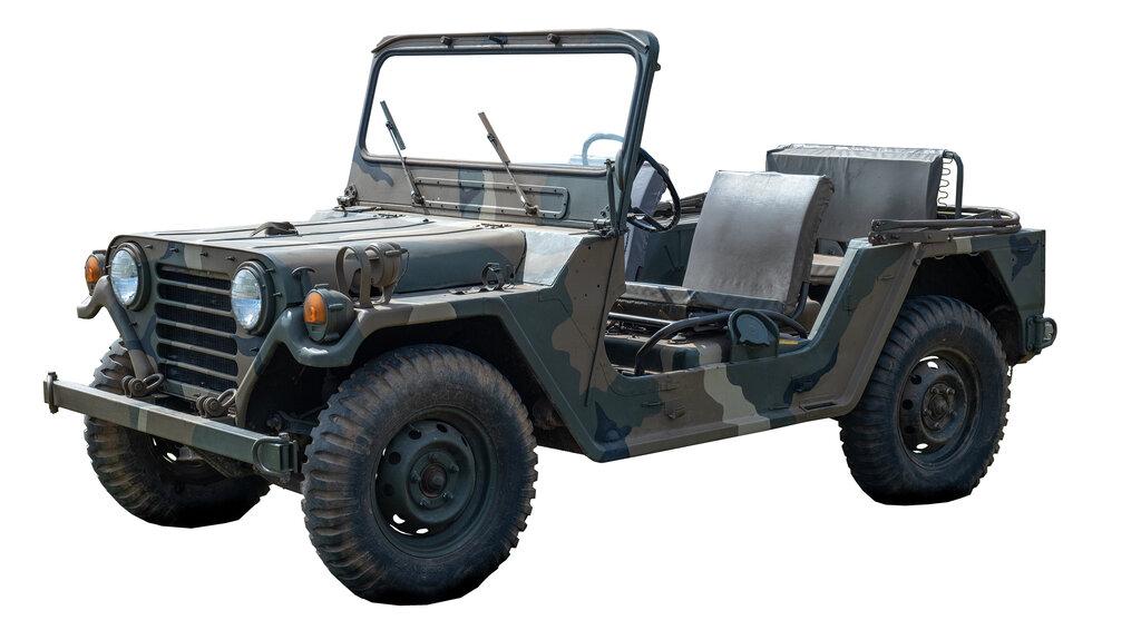 A.M. General U.S. M151A2 Mutt 1/4 Ton Jeep Utility Truck