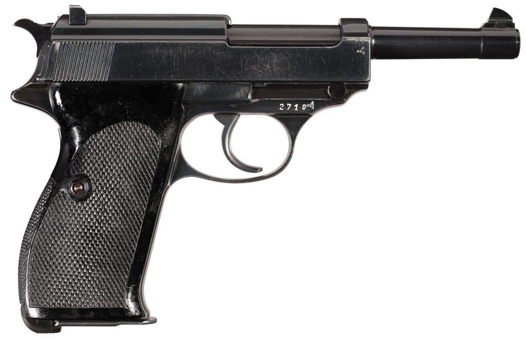 Documented Walther Model HP Pistol with Colored Sight