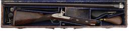 Cased Holland & Holland Single Barrel 4-Bore Percussion Duck Gun