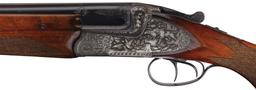 Factory Game Scene Engraved Simson Sidelock Over/Under Shotgun