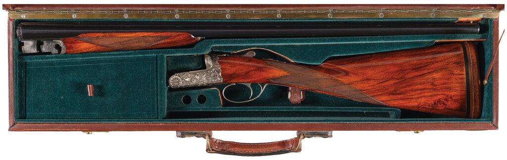 Engraved Fabio Zanotti 28 Gauge Boxlock Double Barrel Shotgun