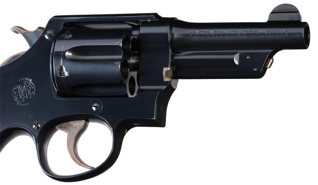 S&W .44 Hand Ejector 1st Model Triple Lock DA Revolver