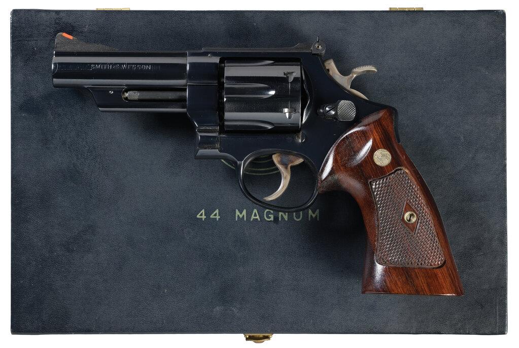 Smith & Wesson .44 Magnum Pre-Model 29 Revolver with Case