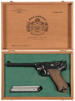 DWM/John Martz Navy Configuration Luger Pistol with Case