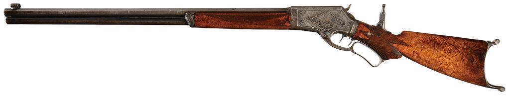 Deluxe Factory Game Scene Engraved Marlin Model 1881 Rifle