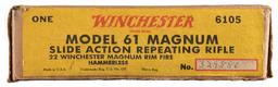 Winchester Model 61 Slide Action Rifle with Box