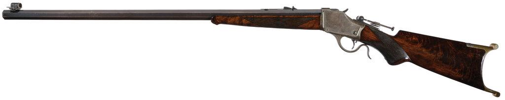 Antique Special Order Winchester 1885 High Wall Schuetzen Rifle