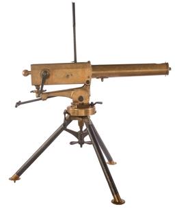 2-Barrel Gardner Gun with Original Tripod