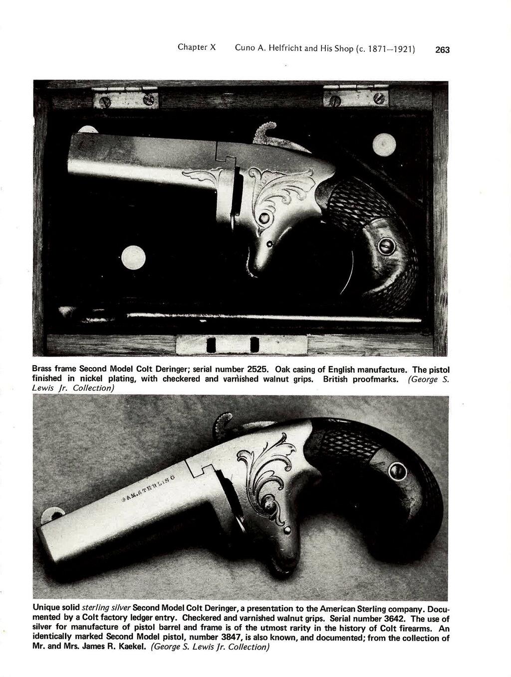 Documented American Sterling Marked Colt Second Model Derringer