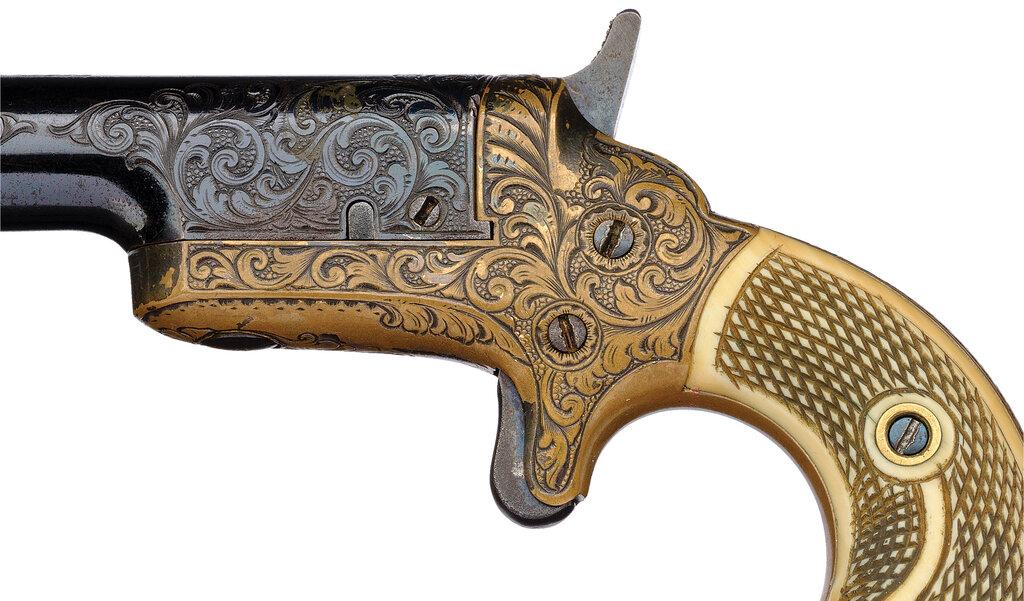 Factory Engraved Colt Third Model "Thuer" Derringer Pistol