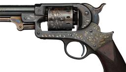 Engraved Civil War Starr Arms Co. Model 1863 Revolver