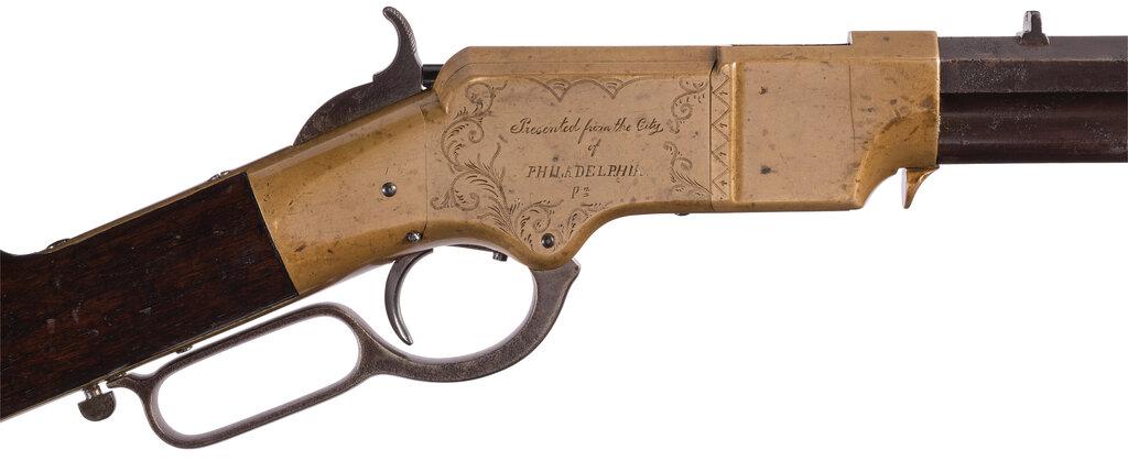 Presentation Inscribed New Haven Arms Henry Rifle