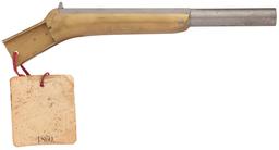 Corbin O. Wood Breech Loading Firearm 1860 Patent Model with Tag