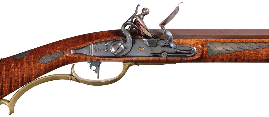 Contemporary Bedford American Long Rifle by Don King in 1982