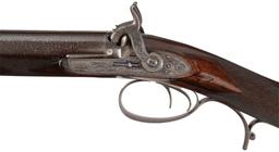 Cased Engraved Purdey Percussion Double Barrel Ball Gun