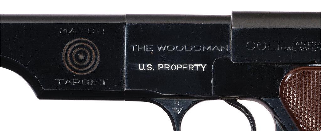 World War II U.S. Inspected Colt Woodsman Match Target Pistol