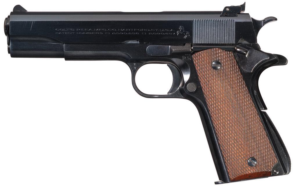 World War II U.S. Inspected Colt Service Model Ace Pistol