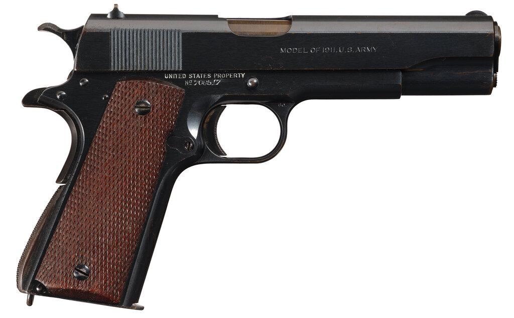 U.S. Colt Transitional Model 1911/1911A1 Semi-Automatic Pistol