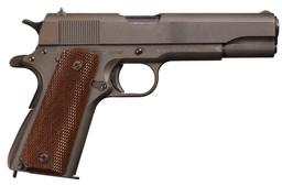 World War II U.S. Ithaca Model 1911A1 Semi-Automatic Pistol