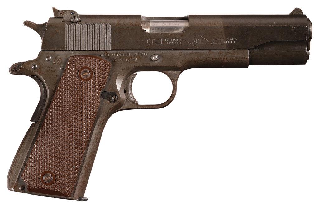 World War II U.S. Colt Service Model Ace Semi-Automatic Pistol