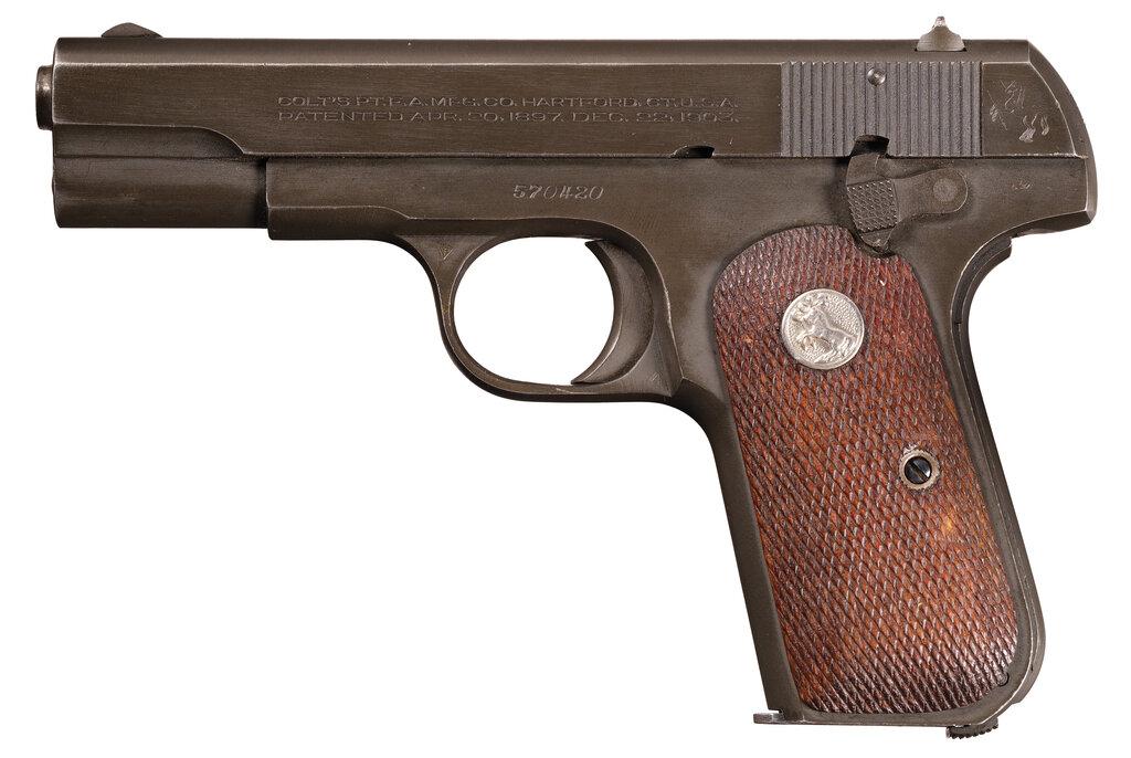 World War II U.S. Colt Model 1903 Pocket Hammerless Pistol