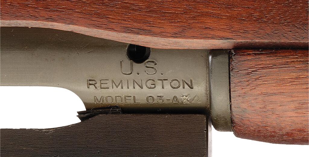 World War II U.S. Remington 1903A4 Sniper Rifle with M73B1 Scope