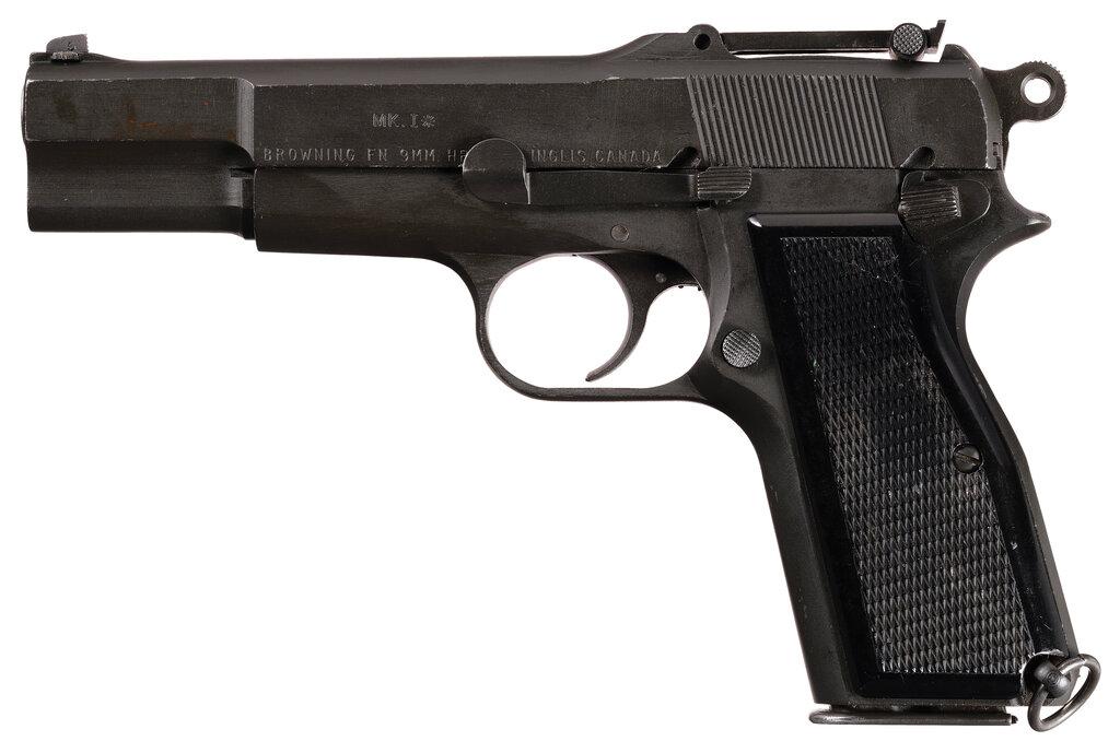 "DP" Prefix Inglis High Power Mk. I* Pistol