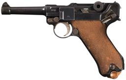 DWM Model 1914 Military Luger Pistol with Holster