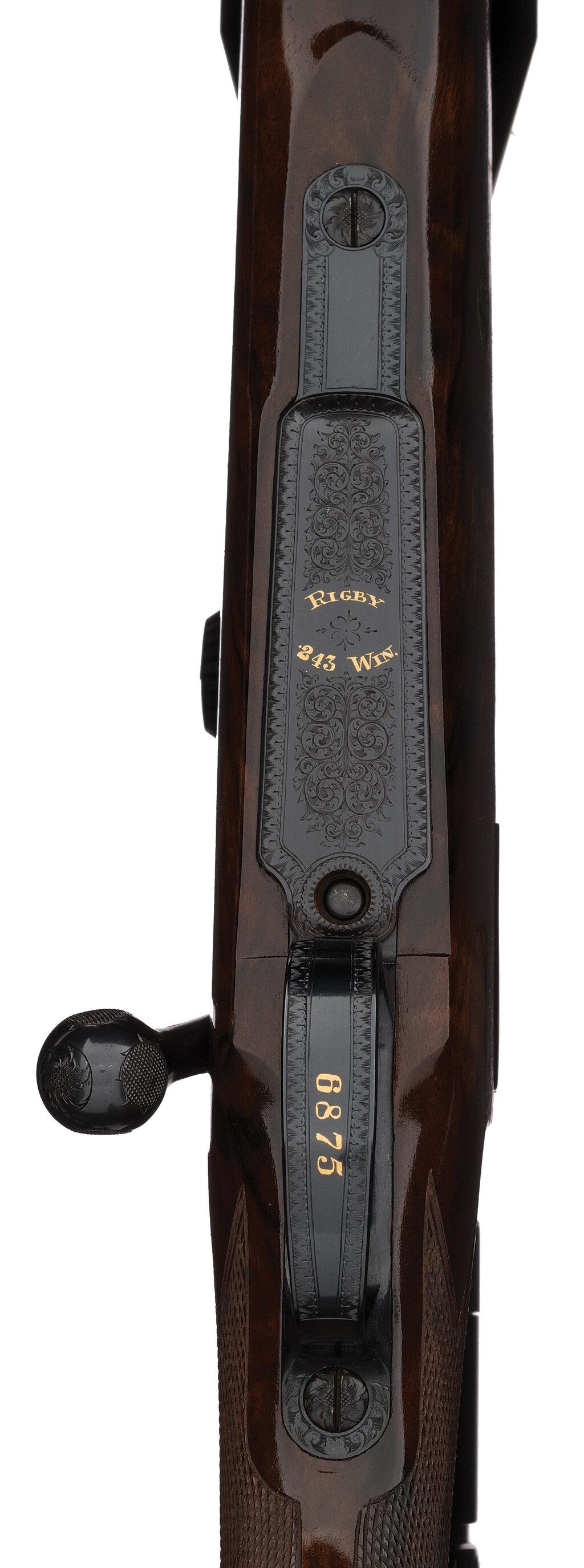 Factory Engraved J. Rigby & Co. Bolt Action Rifle with Scope