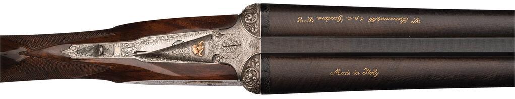 Engraved Vincenzo Bernardelli Sidelock Double Barrel Shotgun