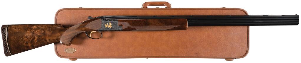 Belgian Browning Presentation Grade Superposed Shotgun with Case