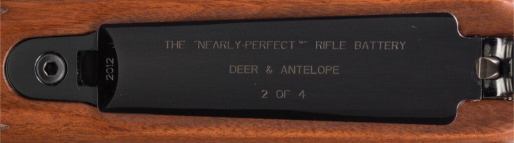 Winchester Model 70 The "Nearly Perfect" Rifle Battery Set