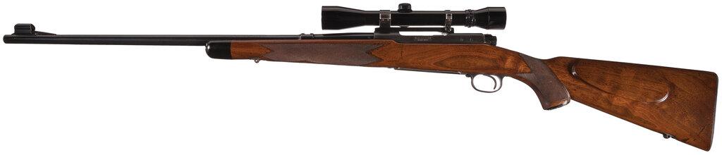 Pre-64 Winchester Model 70 Super Grade Rifle with Scope