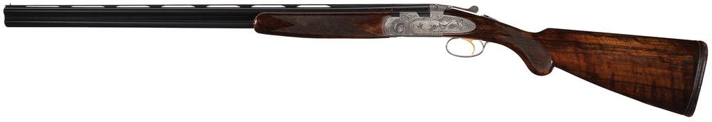 Engraved Beretta S687 EELL Diamond Pigeon Shotgun Two Barrel Set