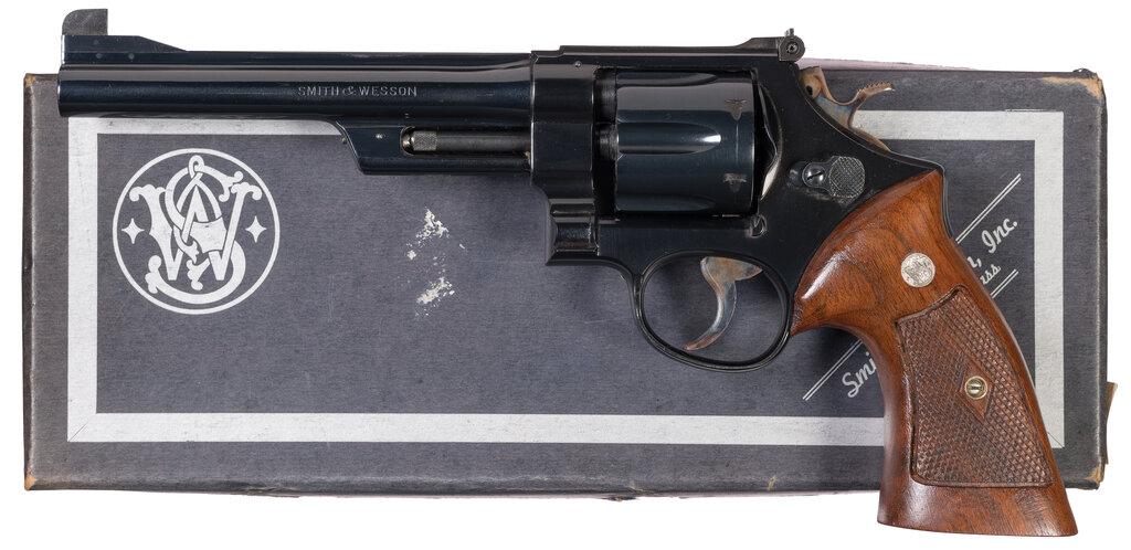 Smith & Wesson .44 Hand Ejector Pre-Model 24 Revolver with Box