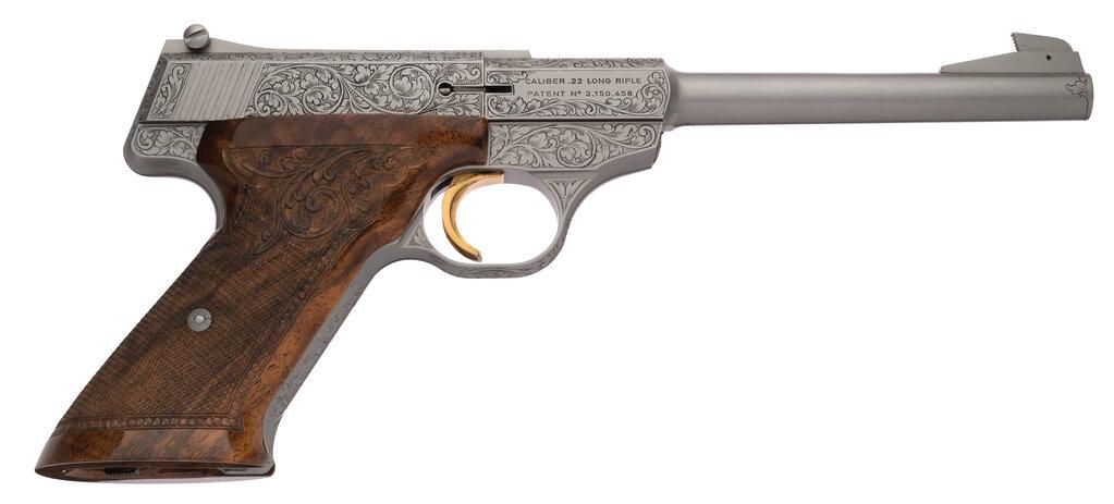 Factory Engraved Belgian Browning Renaissance Challenger Pistol