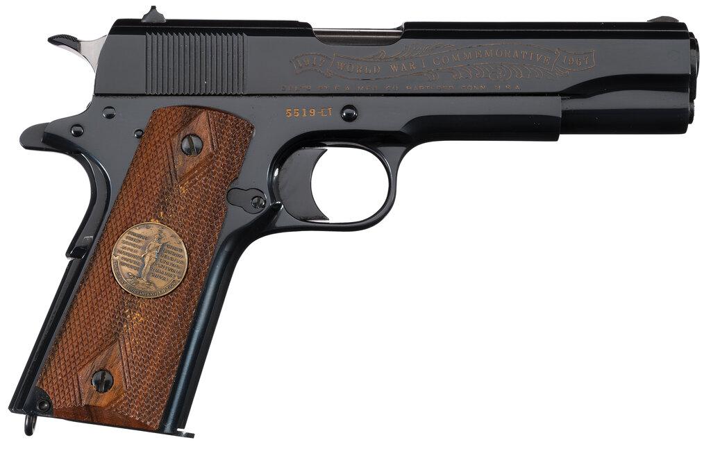 Colt WWI "Chateau Thierry" Model 1911 Pistol with Case